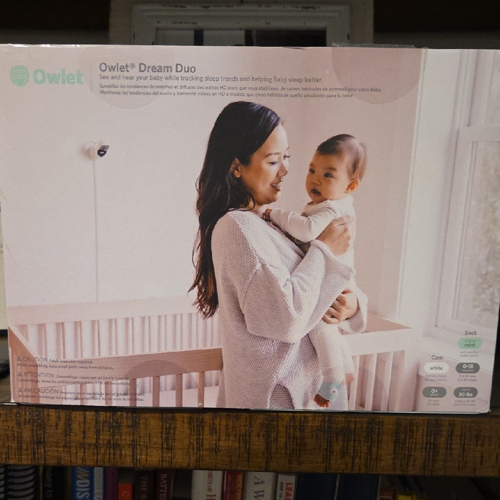 Owlet Dream Duo Baby Monitor - White